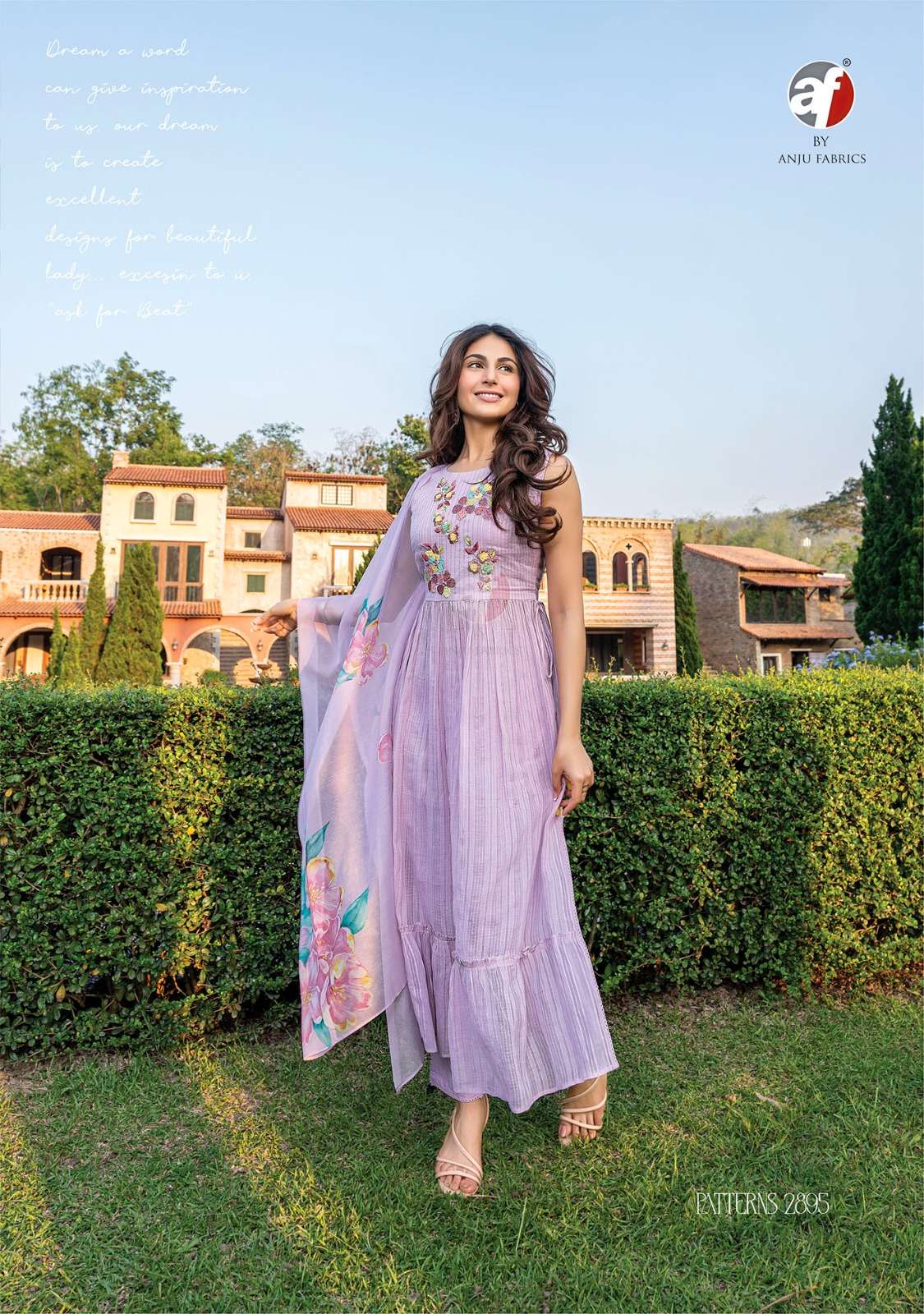 Anju Fabrics Patterns vol -2 Kurti Wholesale catalog