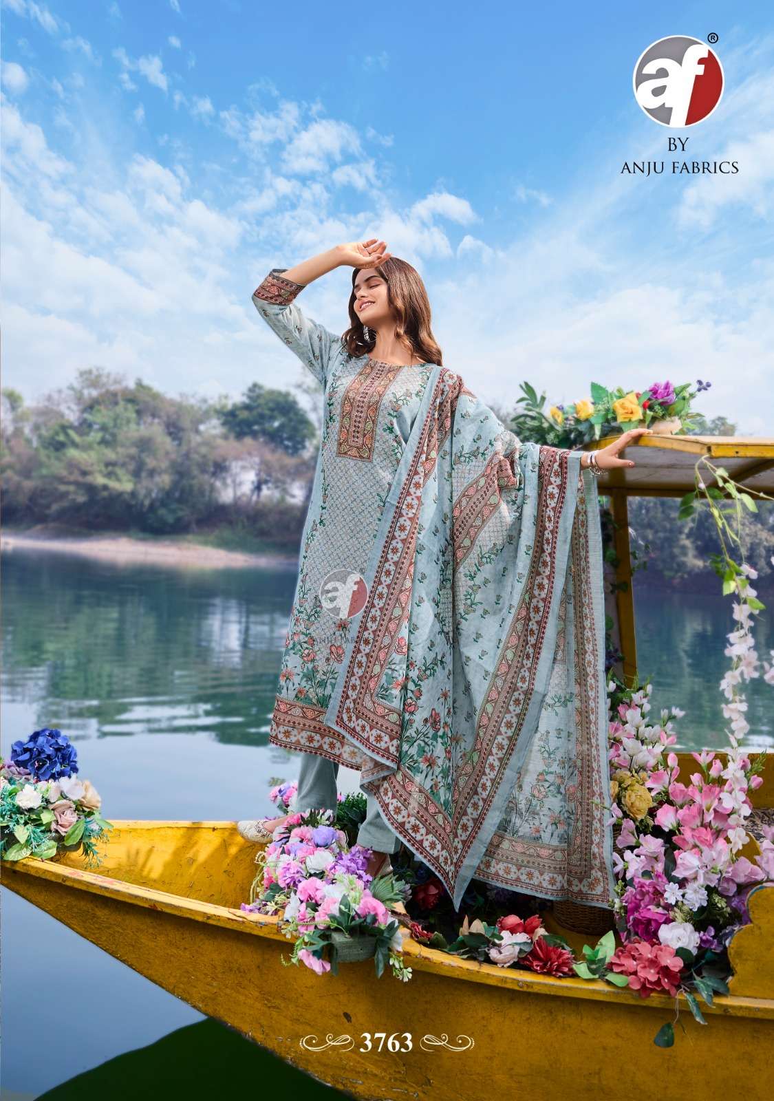 Anju Fabrics Preety Petals vol - 2 Kurti Wholesale catalog