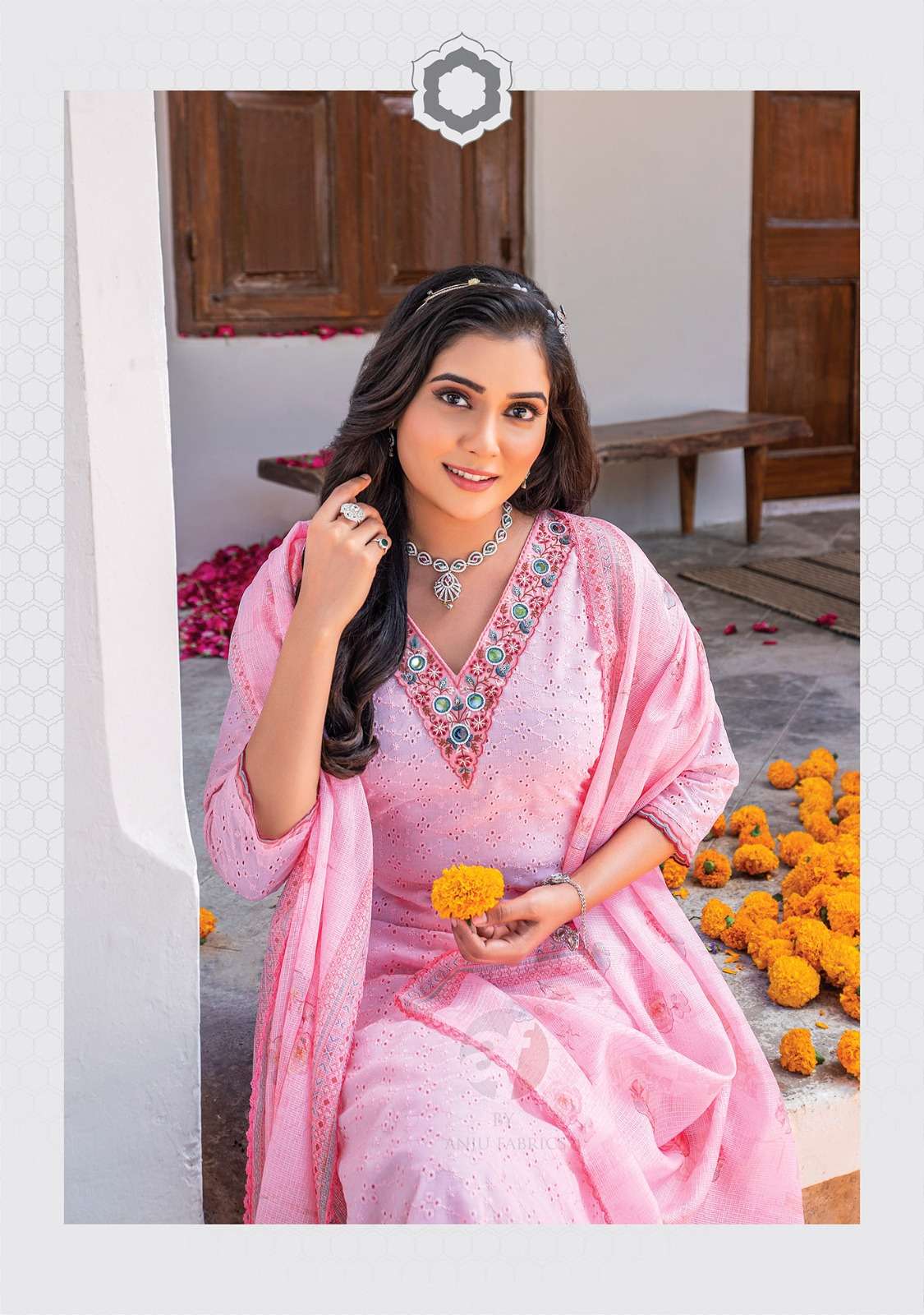 Anju Fabrics Rich Lady Kurti Wholesale catalog