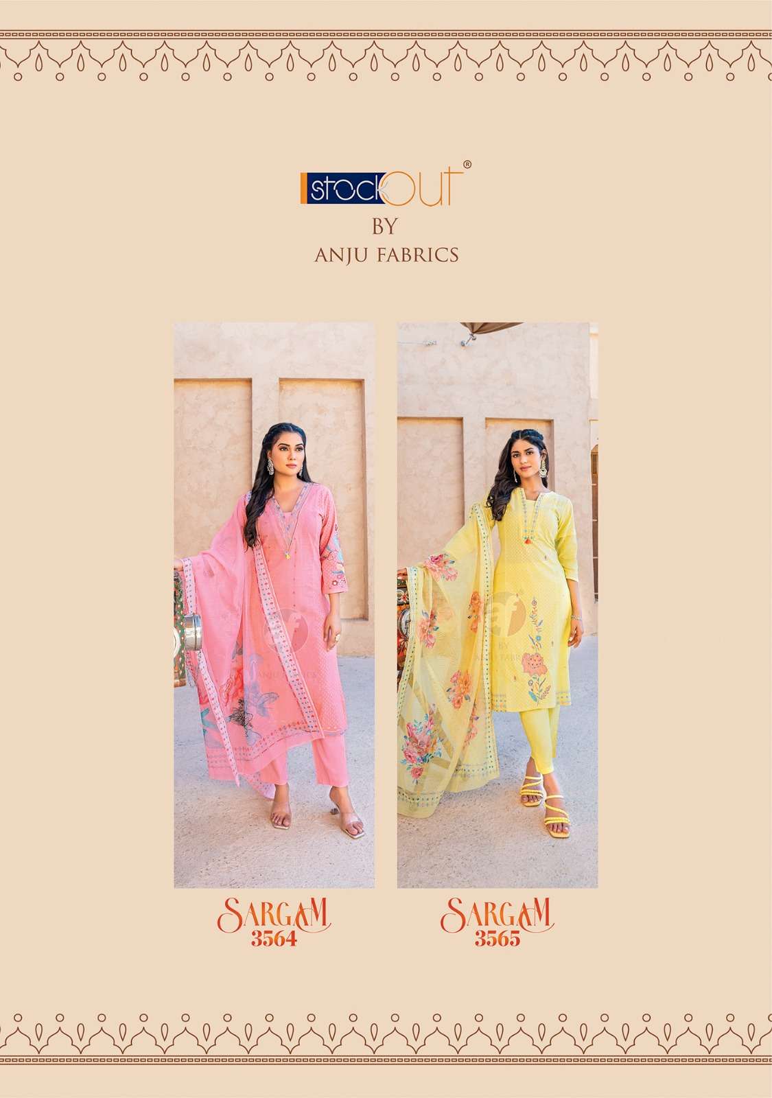 Anju Fabrics Sargam Kurti Wholesale catalog