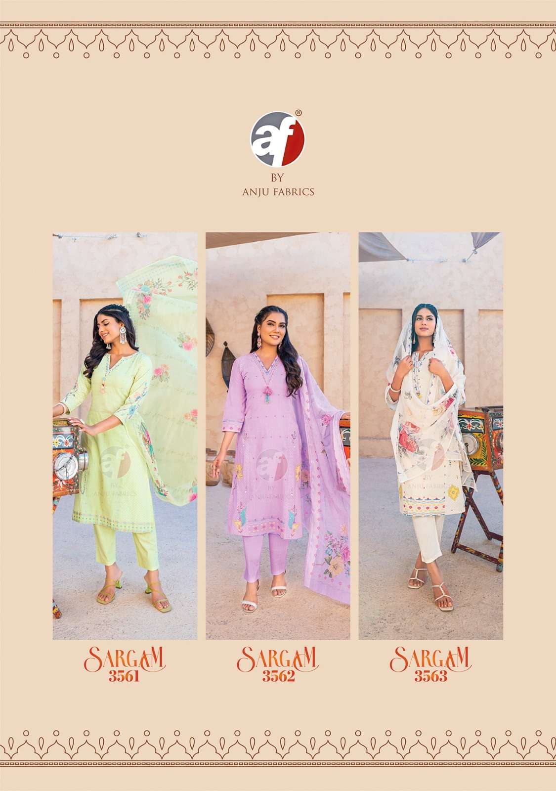 Anju Fabrics Sargam Kurti Wholesale catalog