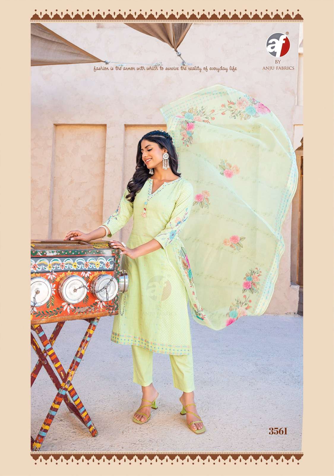 Anju Fabrics Sargam Kurti Wholesale catalog
