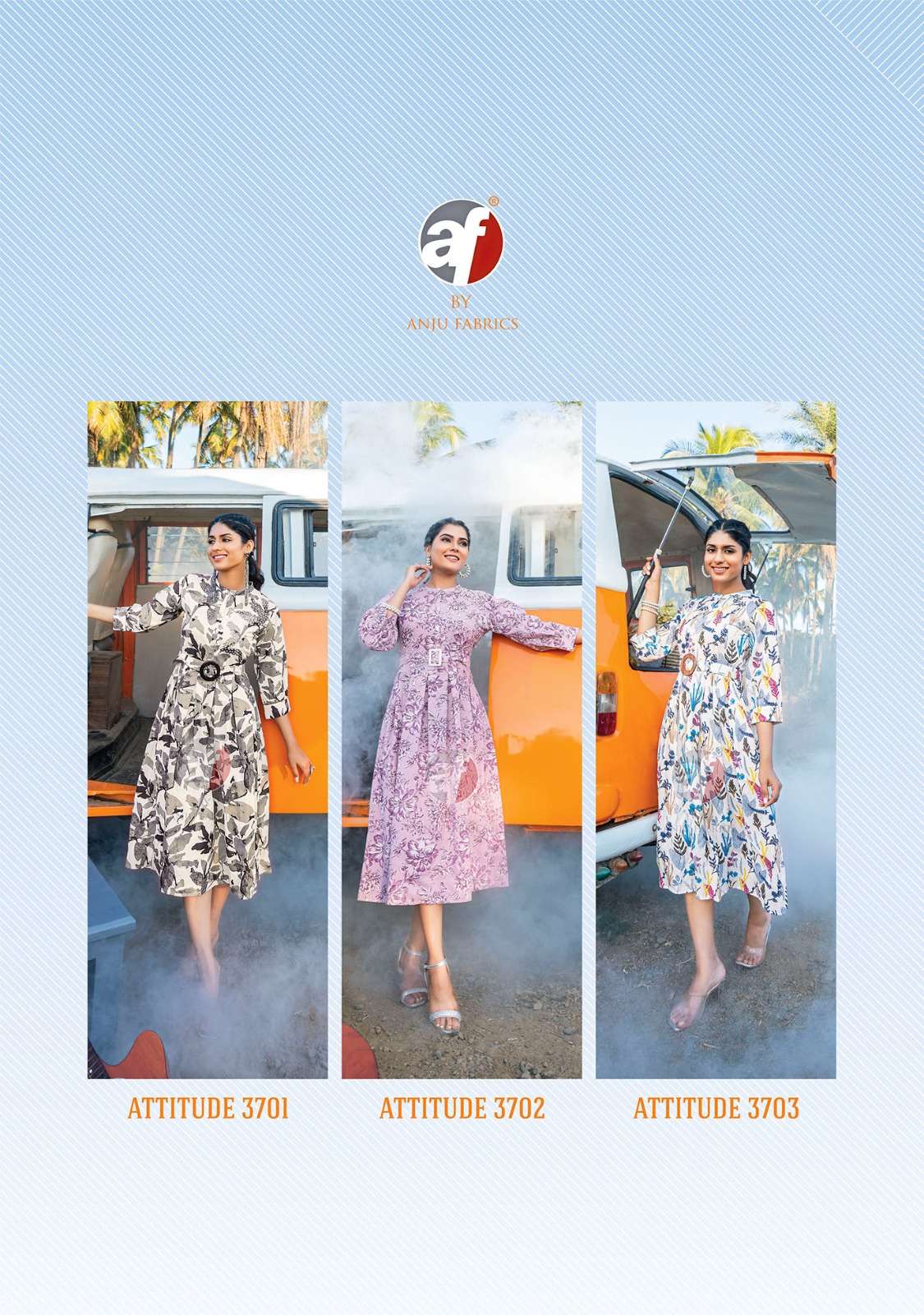 Anju Fabrics Ttitude vol -2 Kurti Wholesale catalog