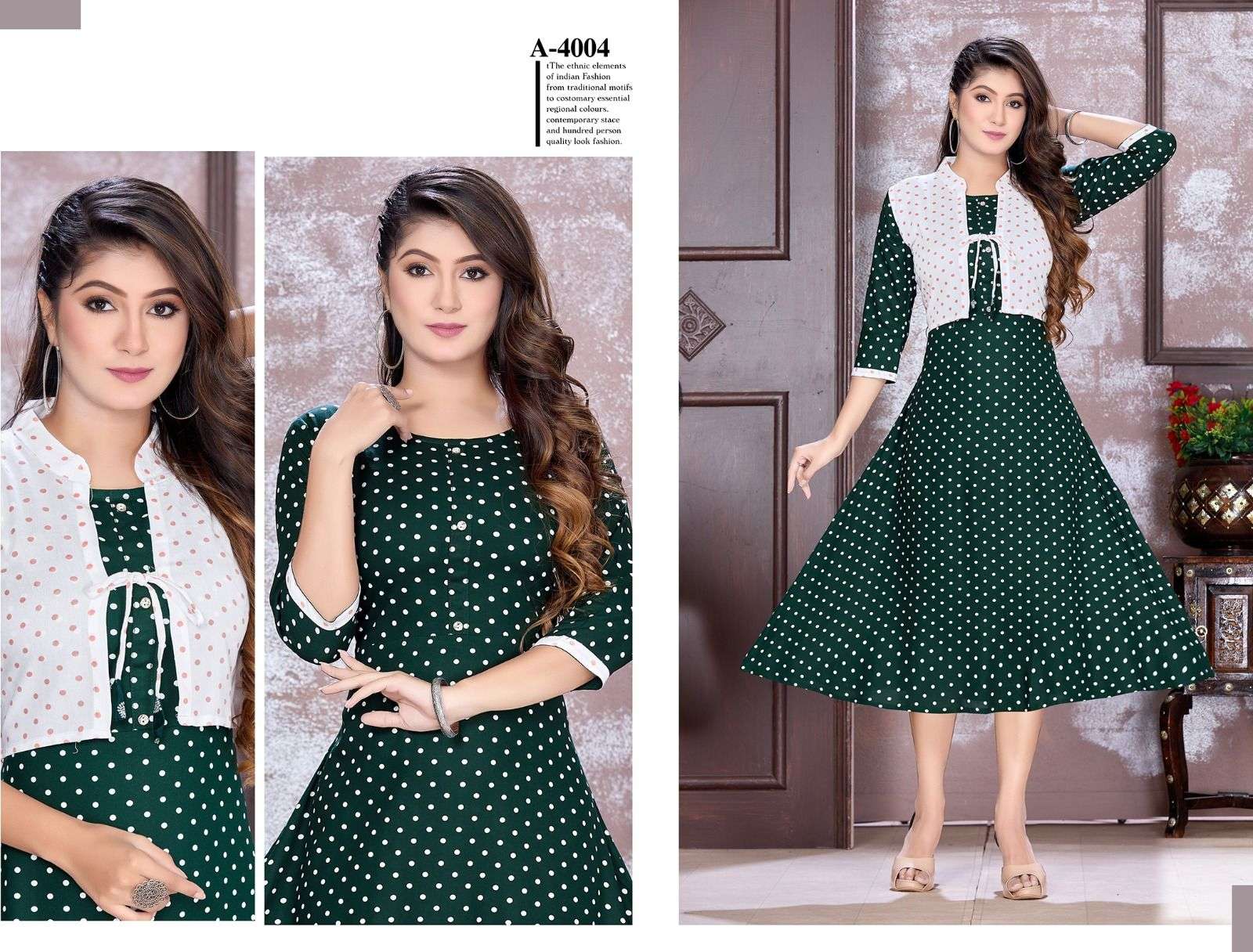 Beauty Jacket Queen Vol.1 Kurti Wholesale catalog