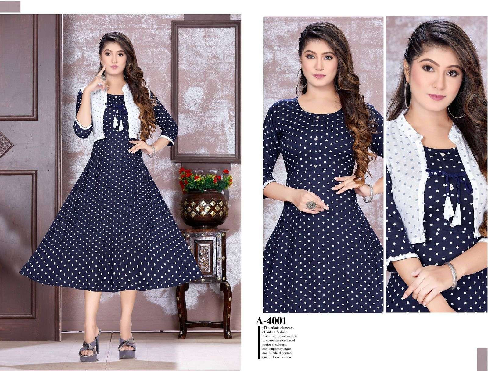 Beauty Jacket Queen Vol.1 Kurti Wholesale catalog