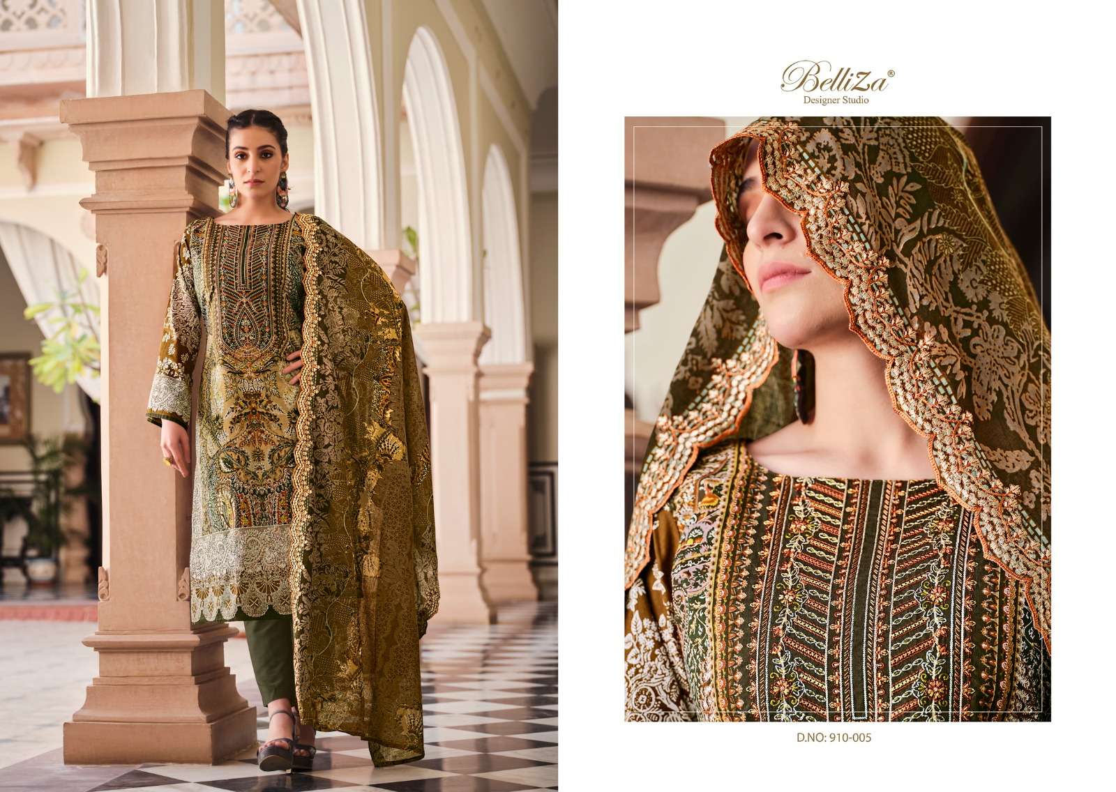 Belliza Guzarish Vol 7 Cotton Digital Printed Dress Material Wholesale catalog