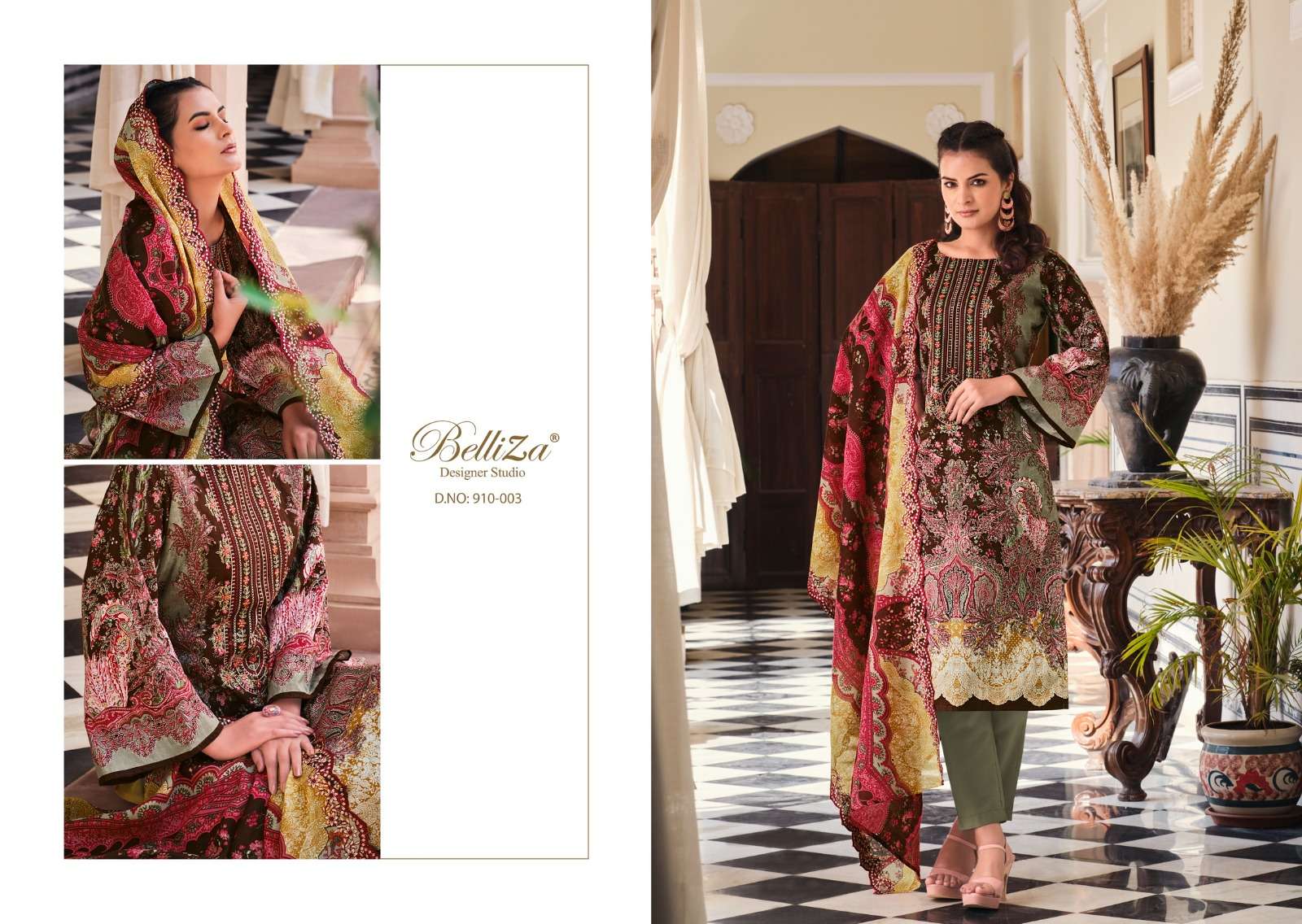 Belliza Guzarish Vol 7 Cotton Digital Printed Dress Material Wholesale catalog