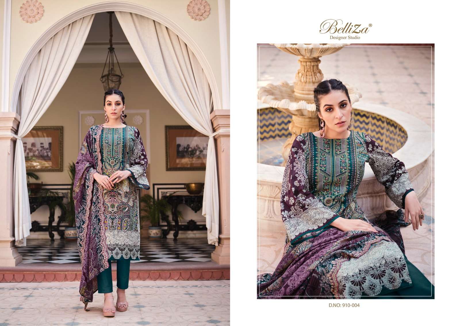 Belliza Guzarish Vol 7 Cotton Digital Printed Dress Material Wholesale catalog