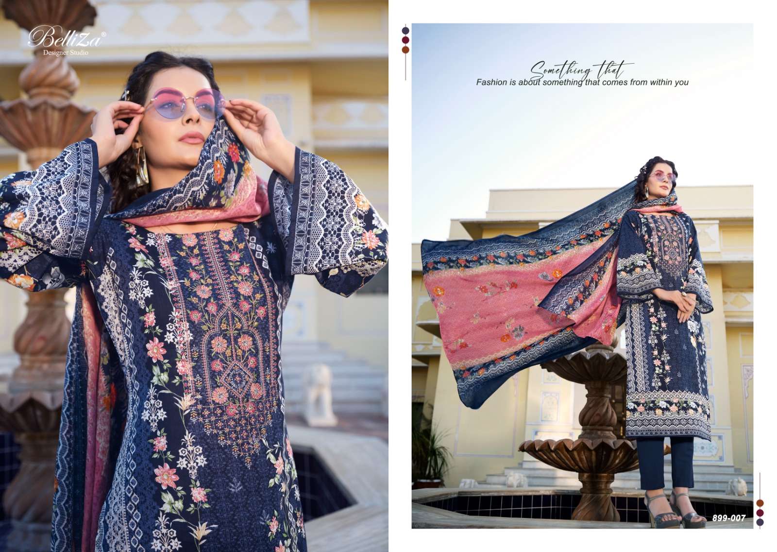 Belliza Naira Vol 44 Premium Designer Dress Material Wholesale Catalog