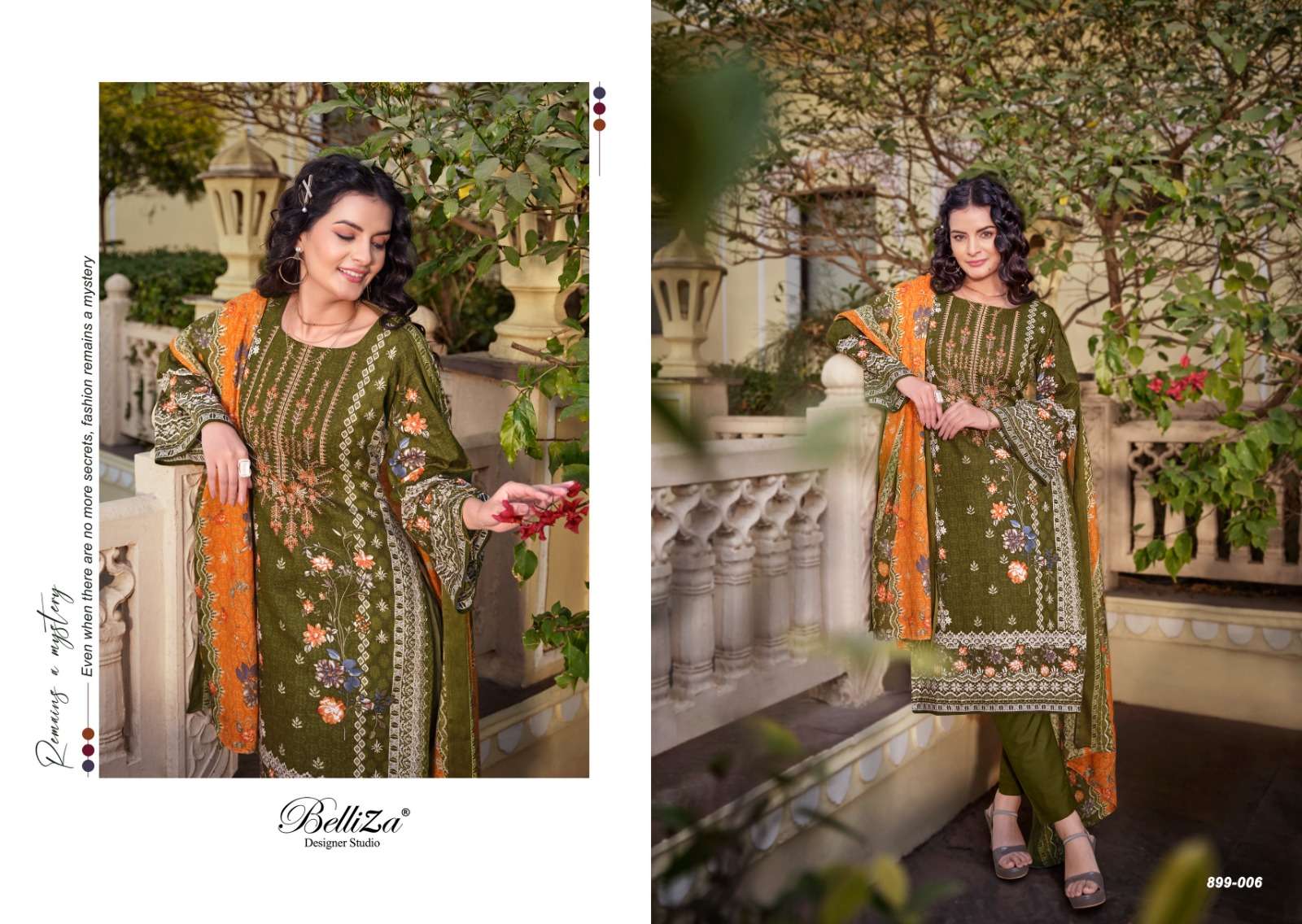 Belliza Naira Vol 44 Premium Designer Dress Material Wholesale Catalog