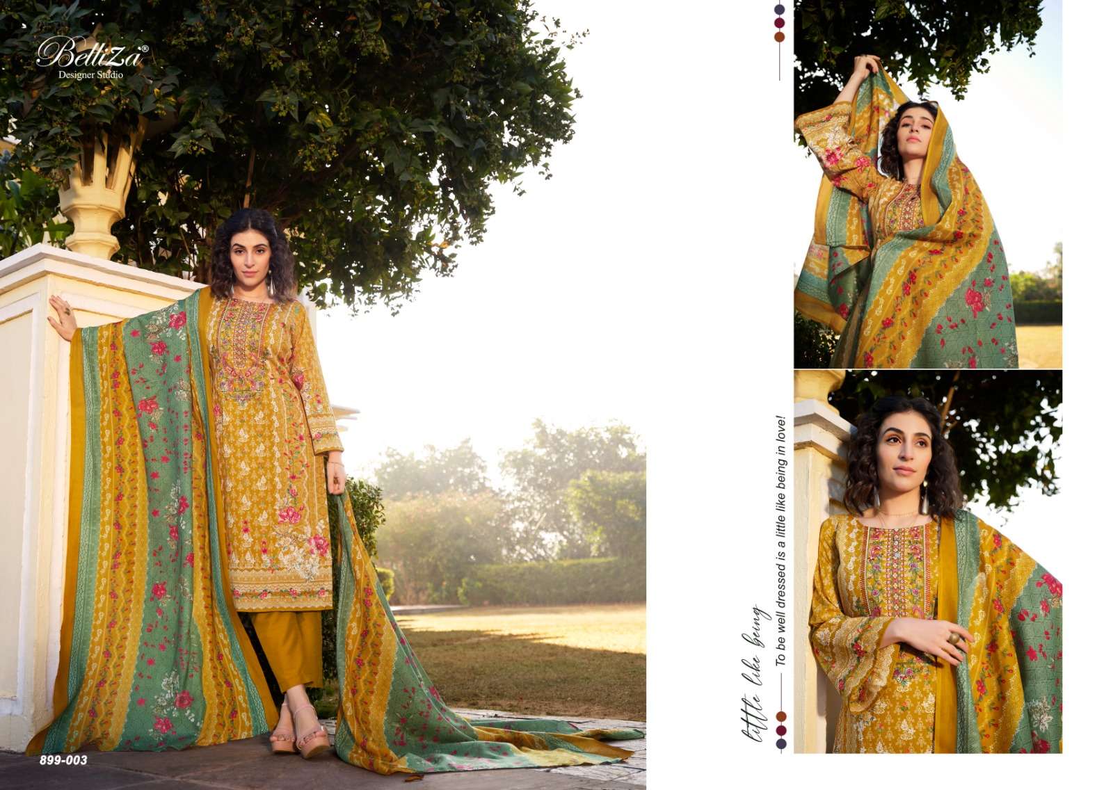 Belliza Naira Vol 44 Premium Designer Dress Material Wholesale Catalog