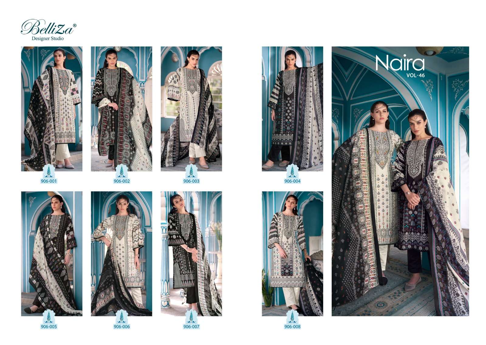 Belliza Naira Vol 46 Cotton Digital Printed Dress Material Wholesale catalog