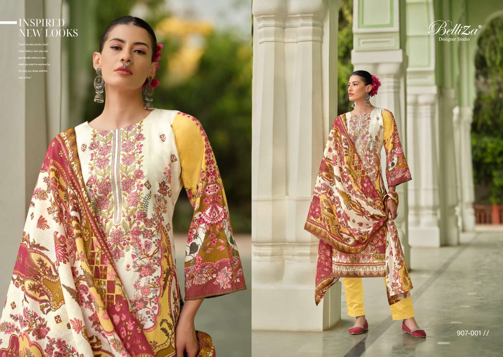 Belliza Naira Vol 47 Cotton Digital Printed Dress Material Wholesale catalog