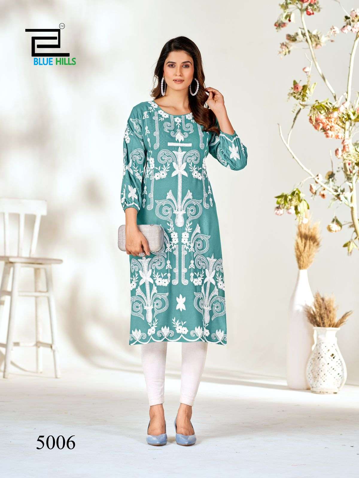 BLUE HILLS Kiara vol 5 Kurti Wholesale catalog