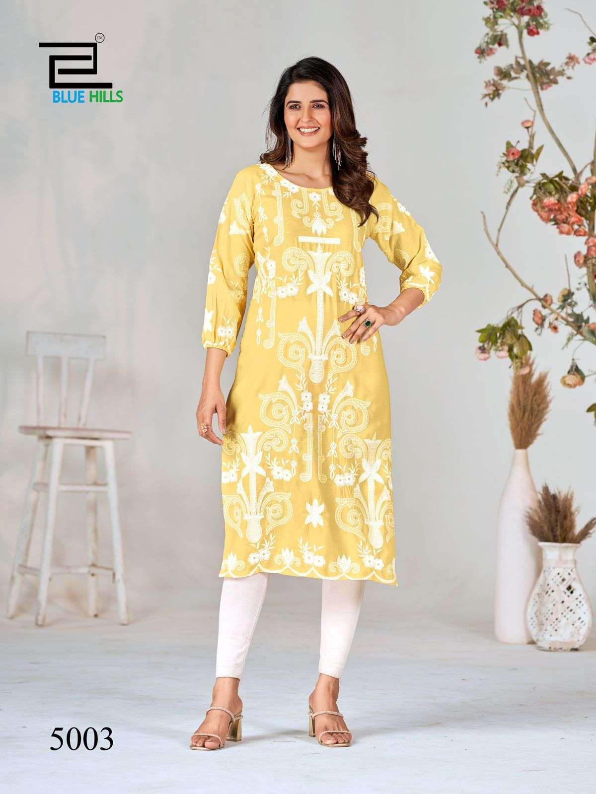 BLUE HILLS Kiara vol 5 Kurti Wholesale catalog