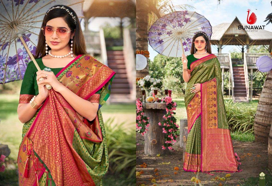 BUNAWAT Abhilasha Silk Banarasi Silk Saree Wholesale catalog