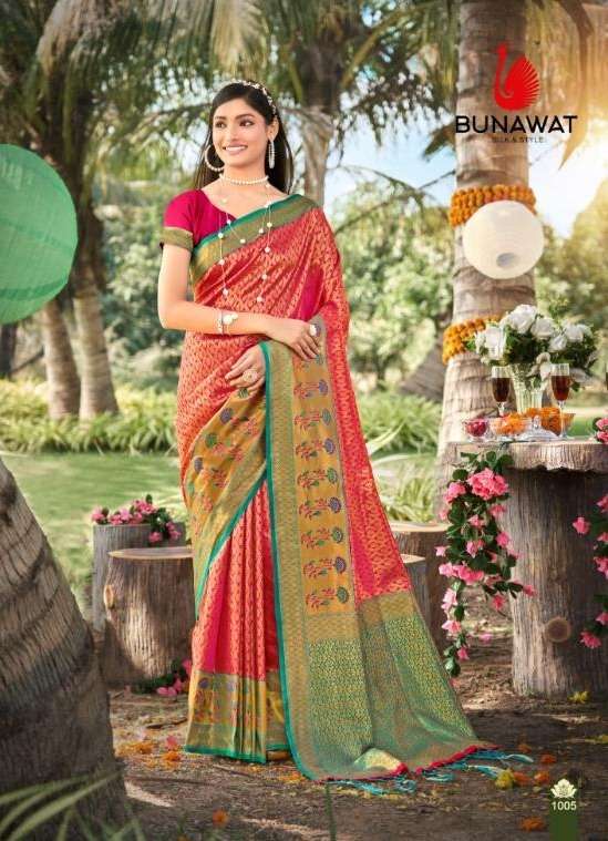 BUNAWAT Abhilasha Silk Banarasi Silk Saree Wholesale catalog