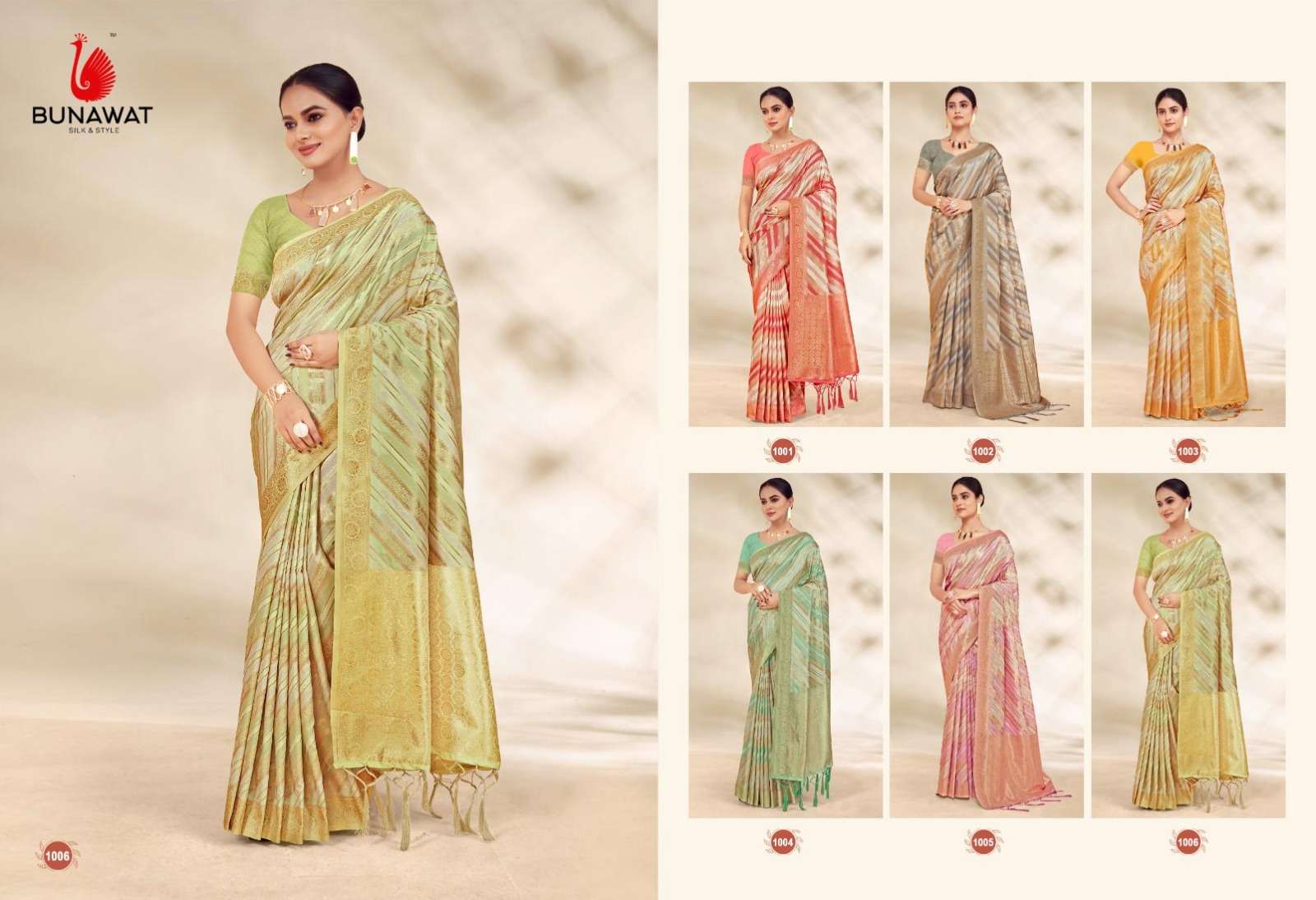 BUNAWAT Alia Silk Banarasi Silk Saree Wholesale catalog