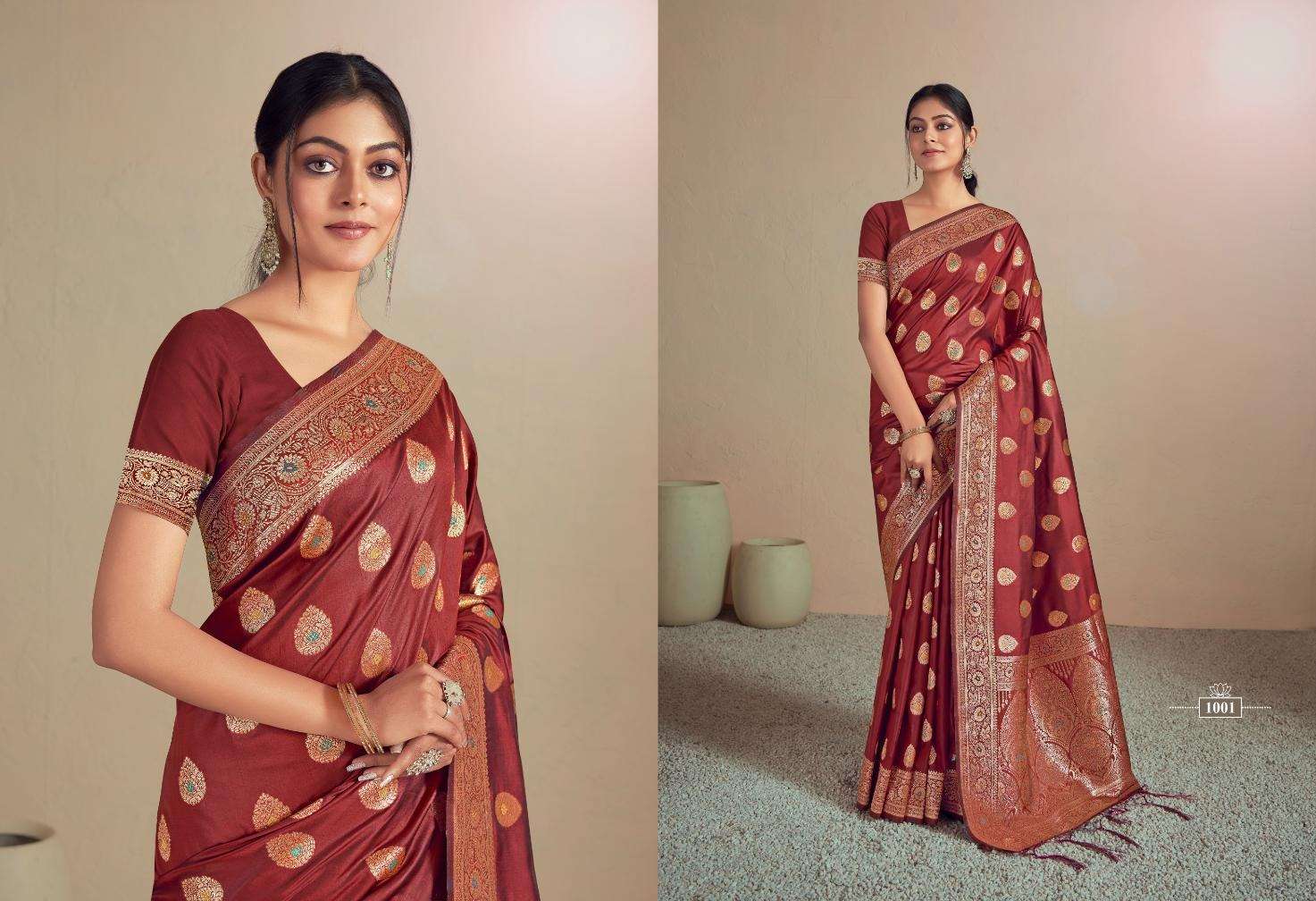 BUNAWAT Butterfly Silk Saree Wholesale catalog