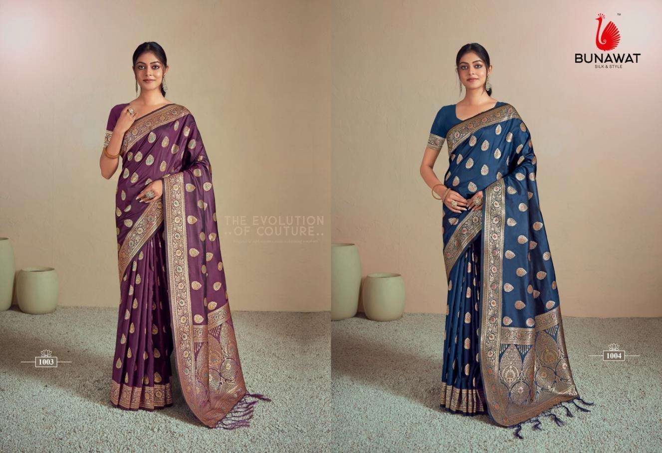 BUNAWAT Butterfly Silk Saree Wholesale catalog