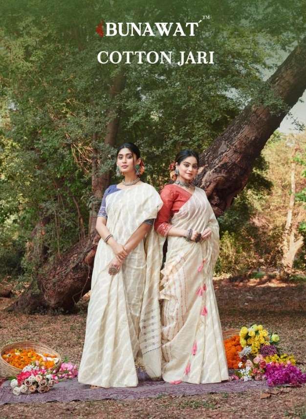 BUNAWAT COTTON JARI Saree Wholesale catalog