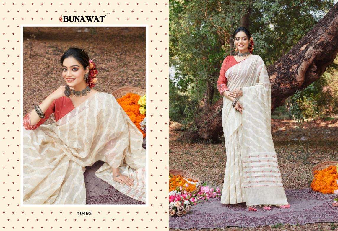 BUNAWAT COTTON JARI Saree Wholesale catalog