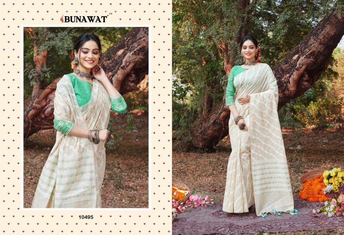 BUNAWAT COTTON JARI Saree Wholesale catalog