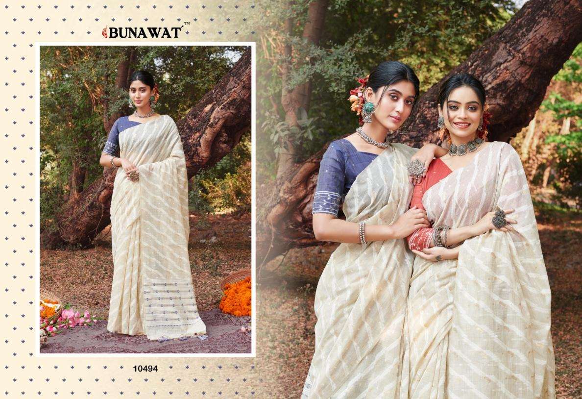 BUNAWAT COTTON JARI Saree Wholesale catalog