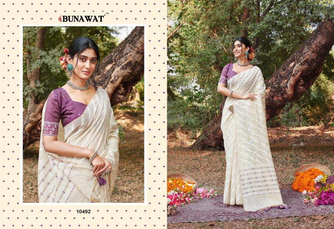 BUNAWAT COTTON JARI Saree Wholesale catalog