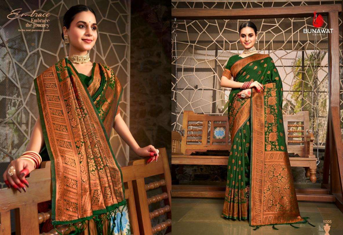 BUNAWAT Indu Silk Saree Wholesale catalog