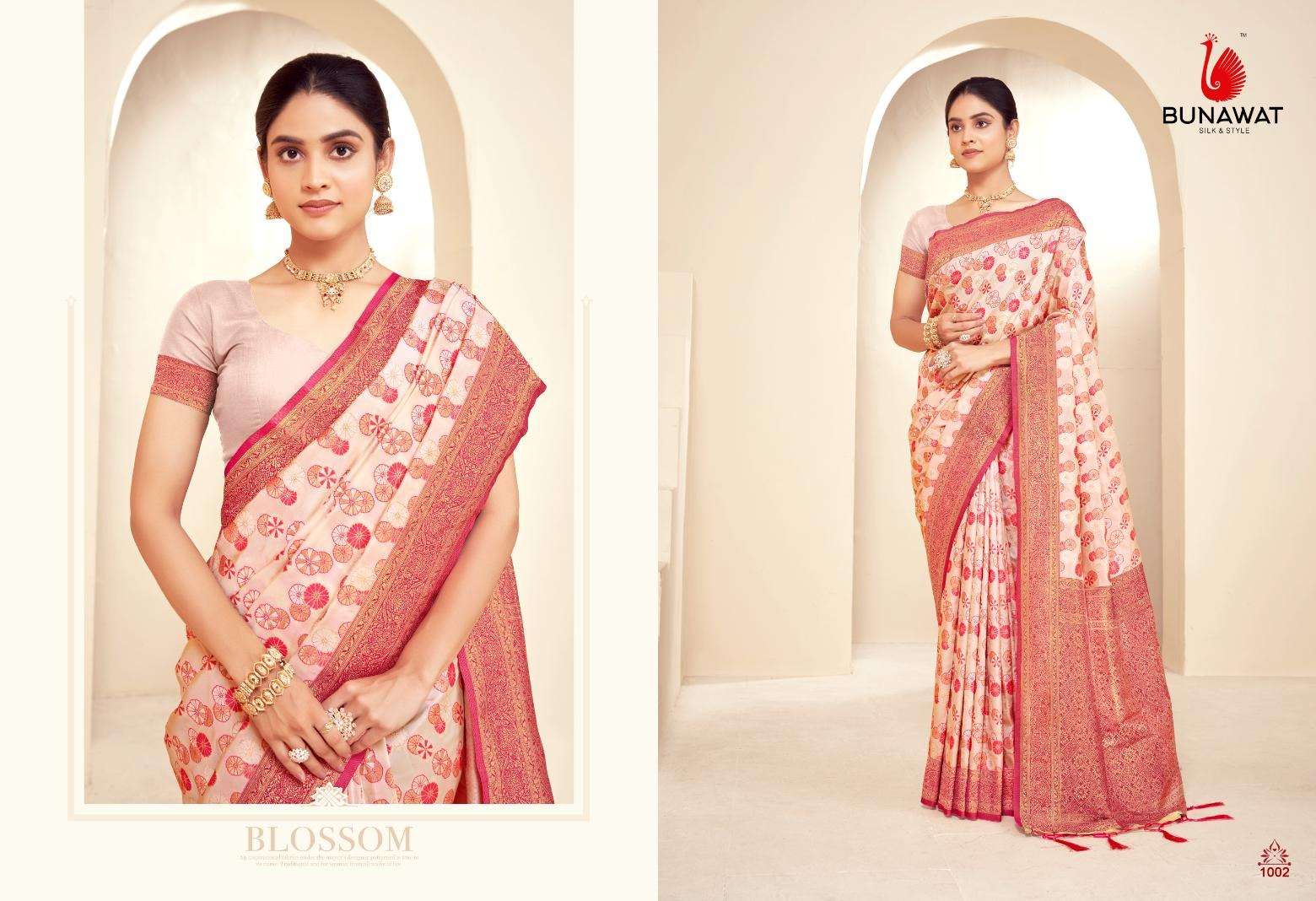 BUNAWAT Majestik Silk Saree Wholesale catalog