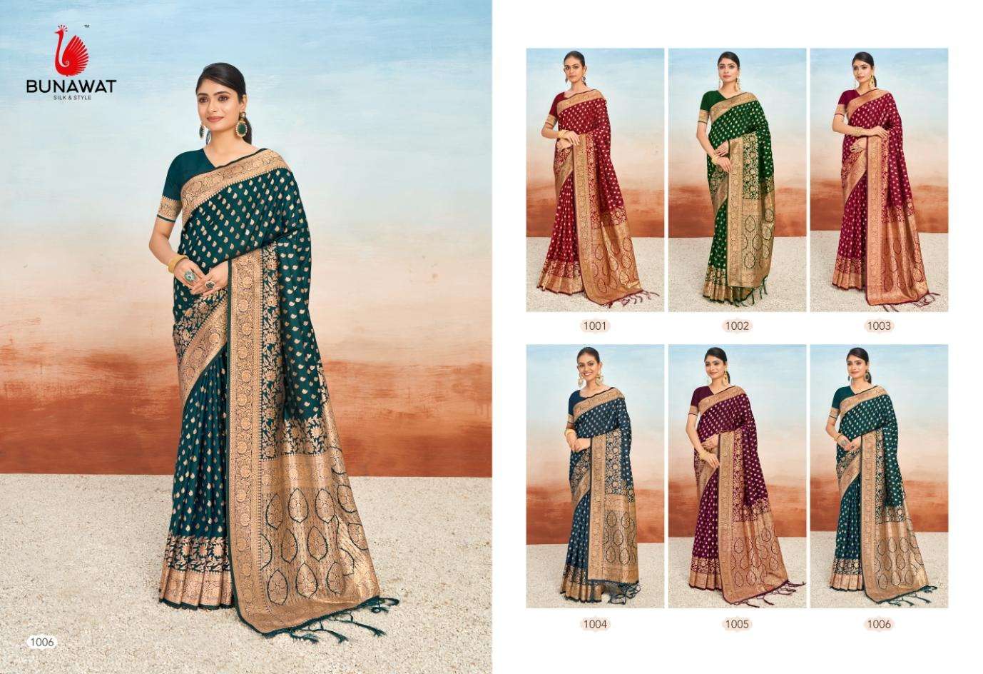 BUNAWAT Parijit Silk Saree Wholesale catalog