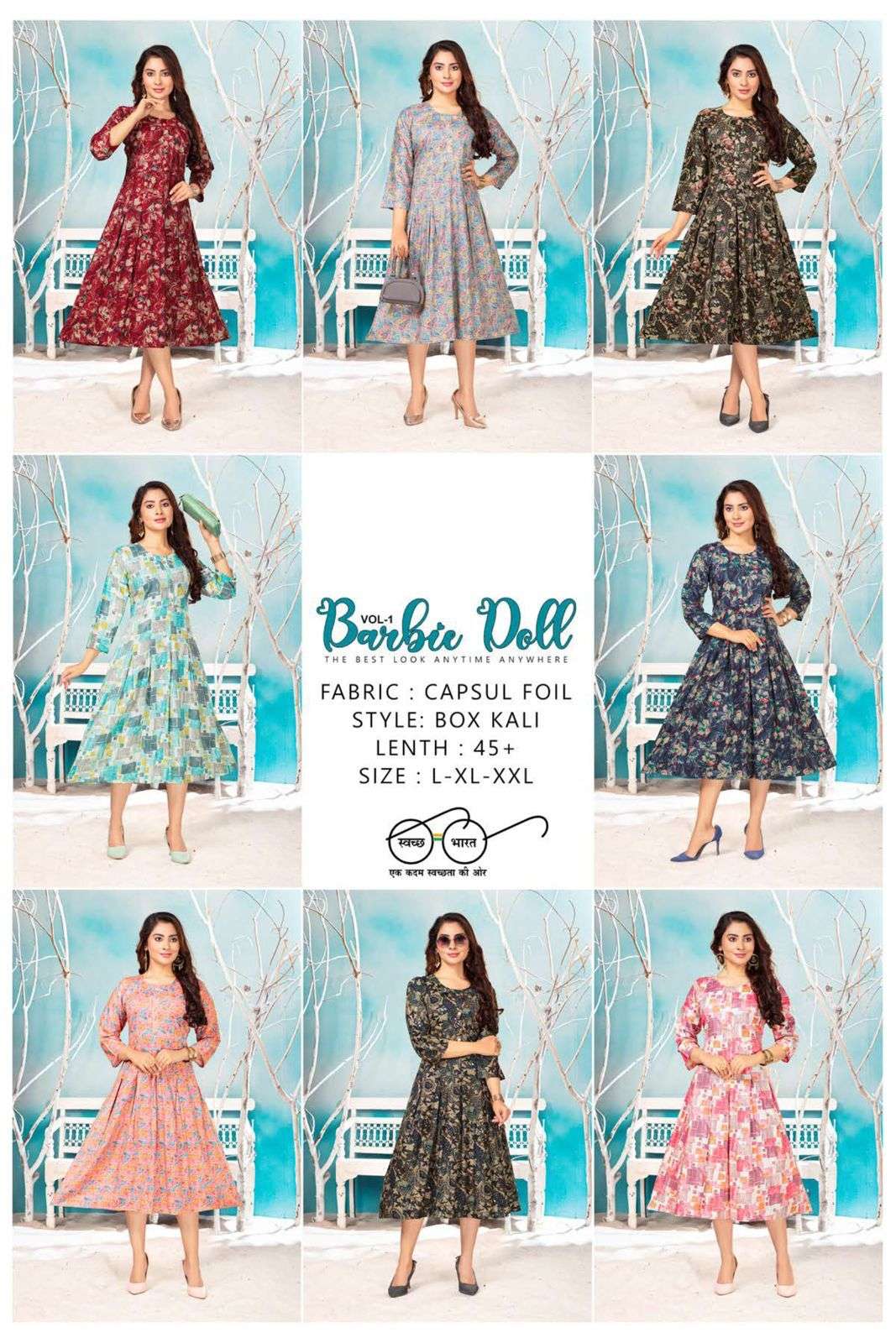 FASHION TALK BARBIE DOLL VOL.1 Kurti Wholesale catalog