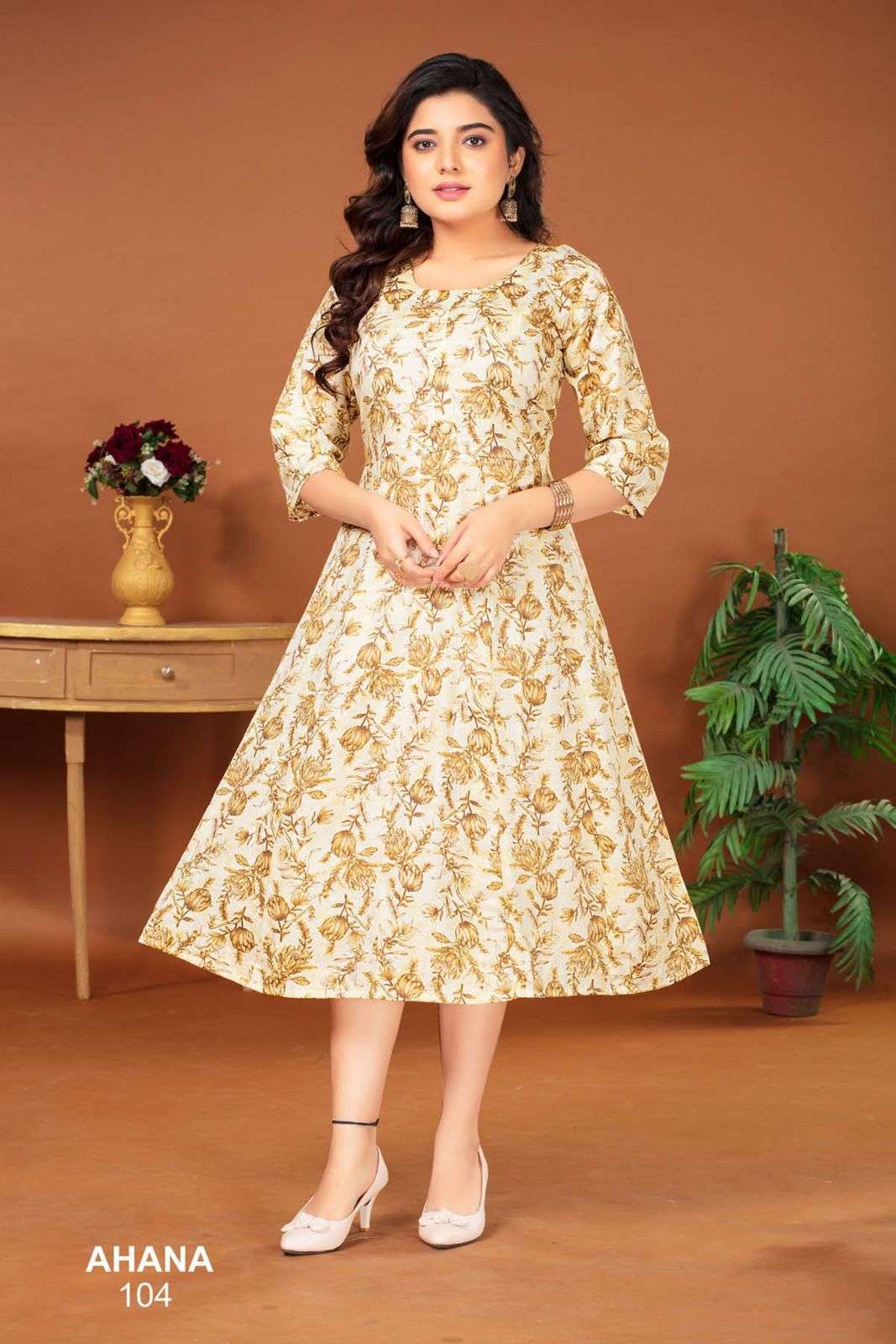 FT AHANA VOL.1 Kurti Wholesale catalog