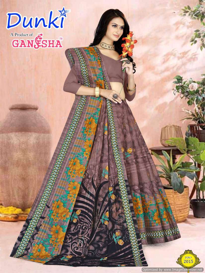 Ganesha Dunki Vol-2 – Cotton Sarees - Wholesale Catalog