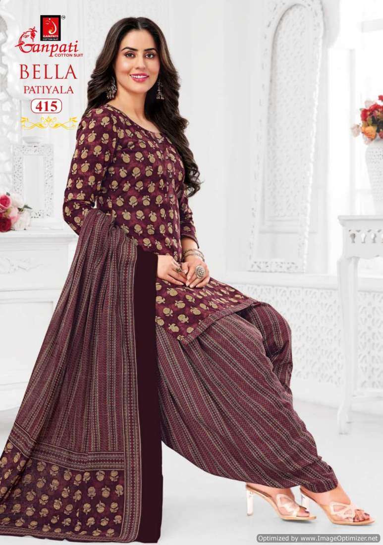 Ganpati Bella Patiyala Vol-4 – Dress Material - Wholesale Catalog