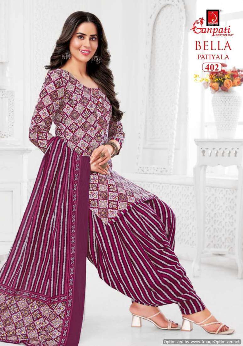 Ganpati Bella Patiyala Vol-4 – Dress Material - Wholesale Catalog