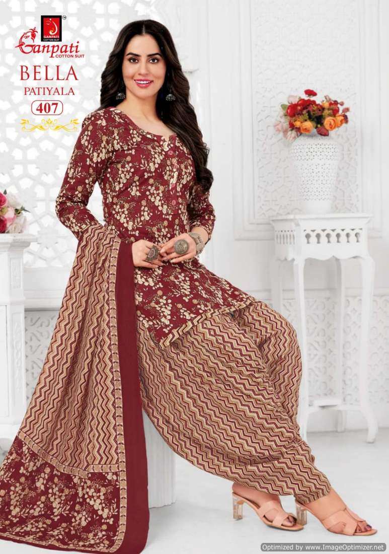 Ganpati Bella Patiyala Vol-4 – Dress Material - Wholesale Catalog