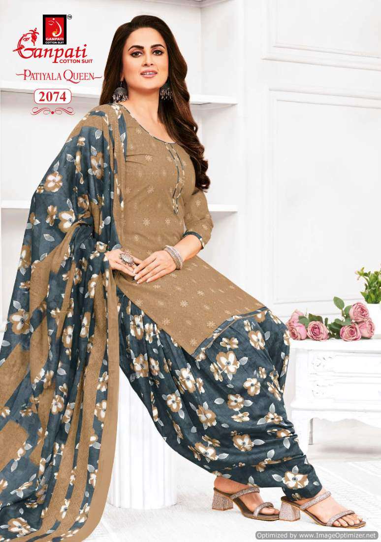 Ganpati Patiyala Queen Vol-9 – Dress Material - Wholesale Catalog