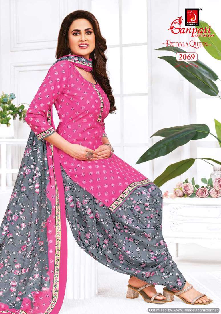 Ganpati Patiyala Queen Vol-9 – Dress Material - Wholesale Catalog