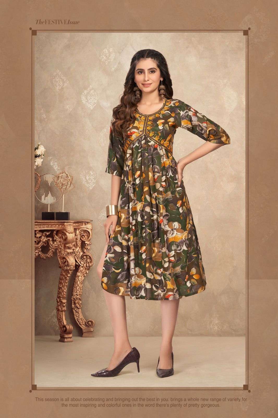 GOLDEN ANTARANGI ALIA Kurti Wholesale catalog