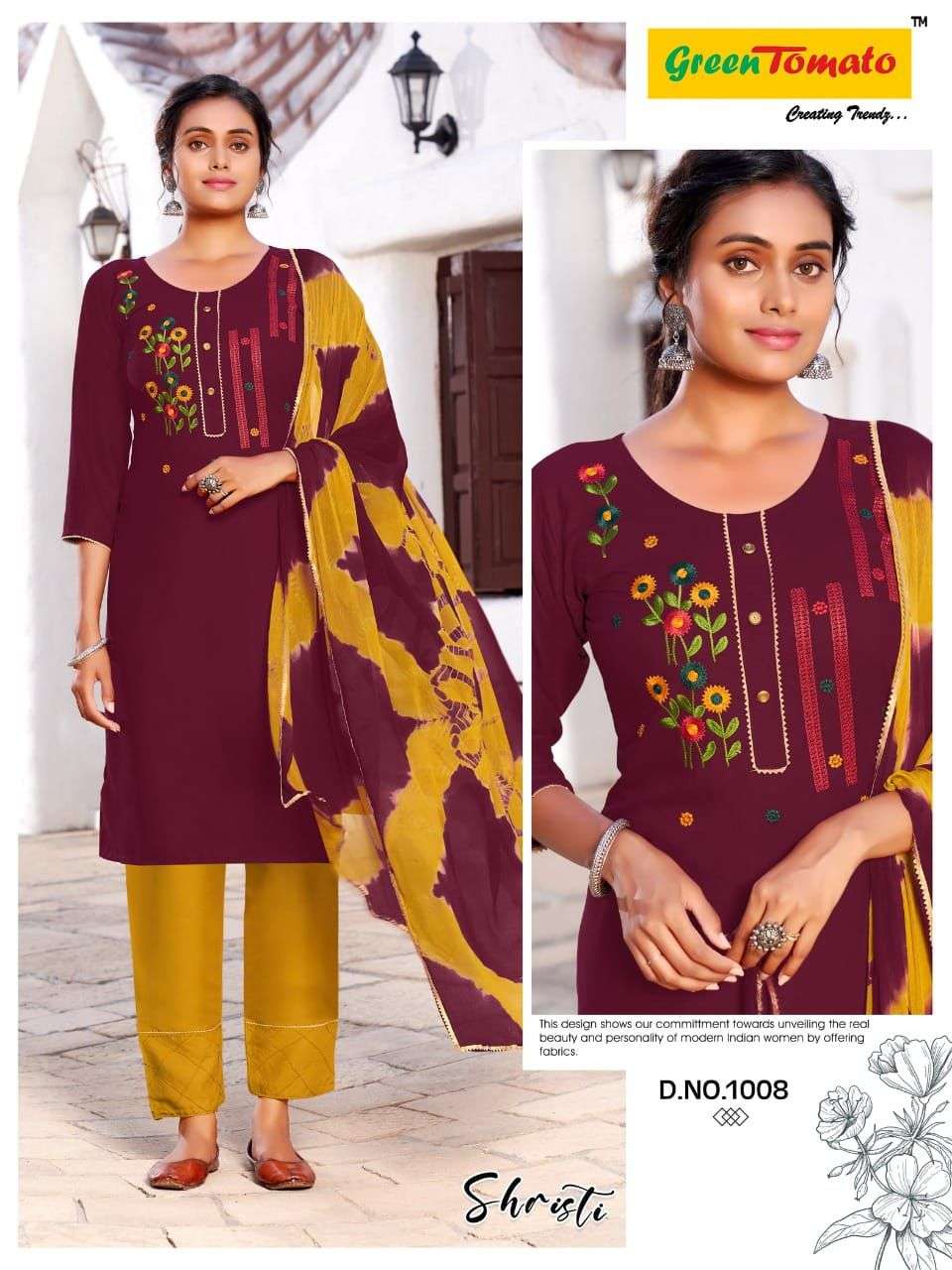  Green Tomato Shristi Kurti Wholesale catalog