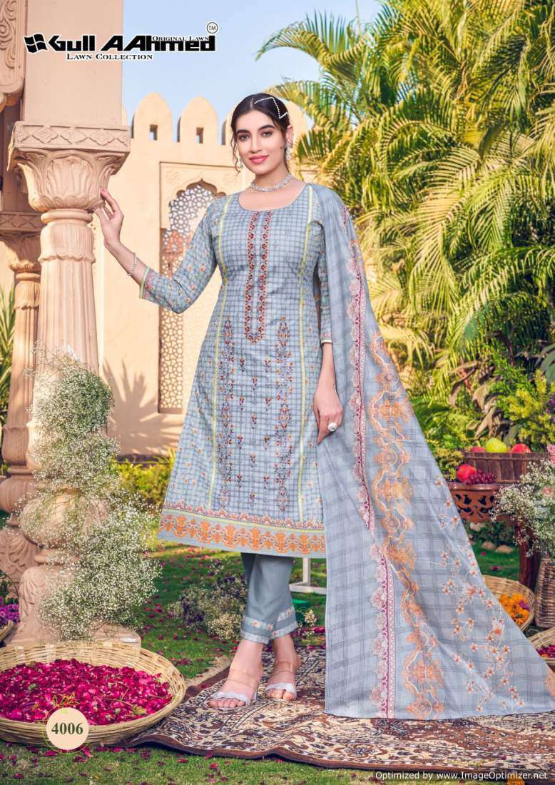 Gull A Ahmed Bin Saeed Vol-4 – Dress Material - Wholesale Catalog