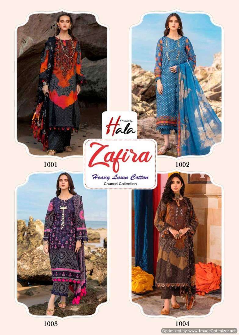 Hala Zafira Vol-1 – Dress Material - Wholesale Catalog