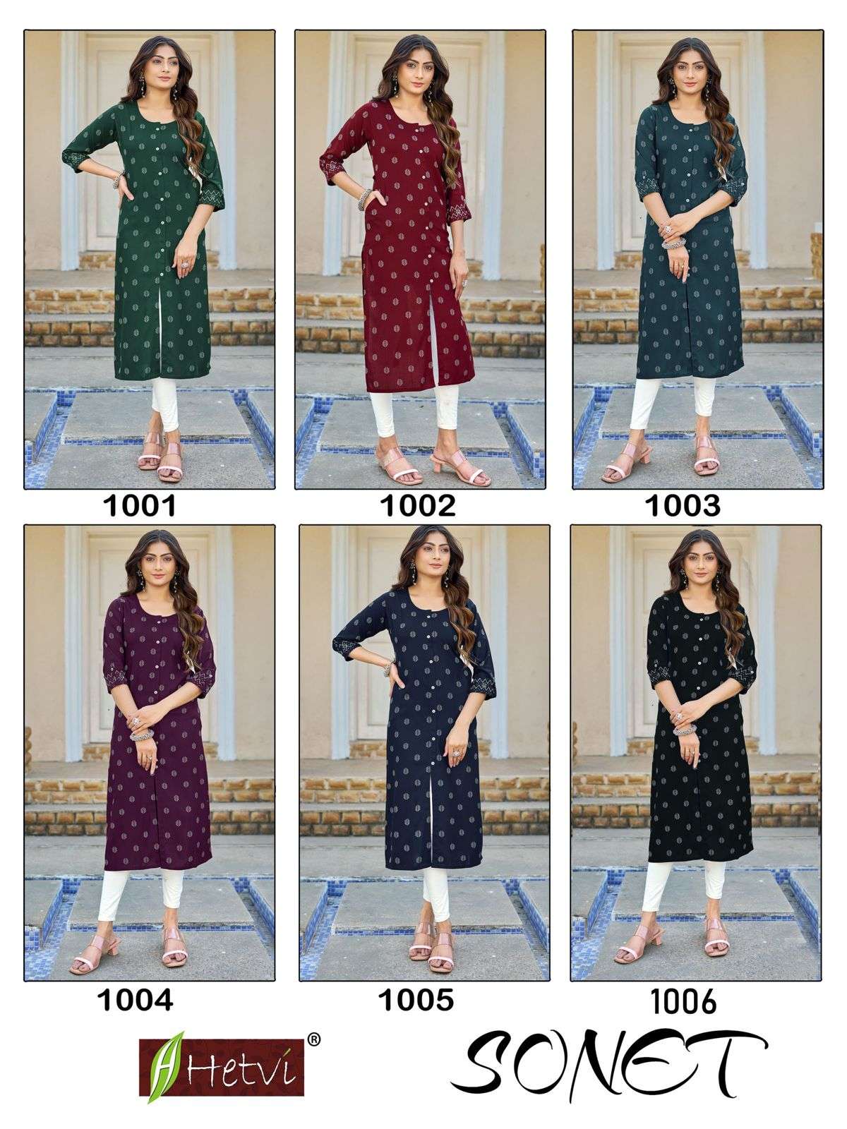 Hetvi SONET Kurti Wholesale catalog