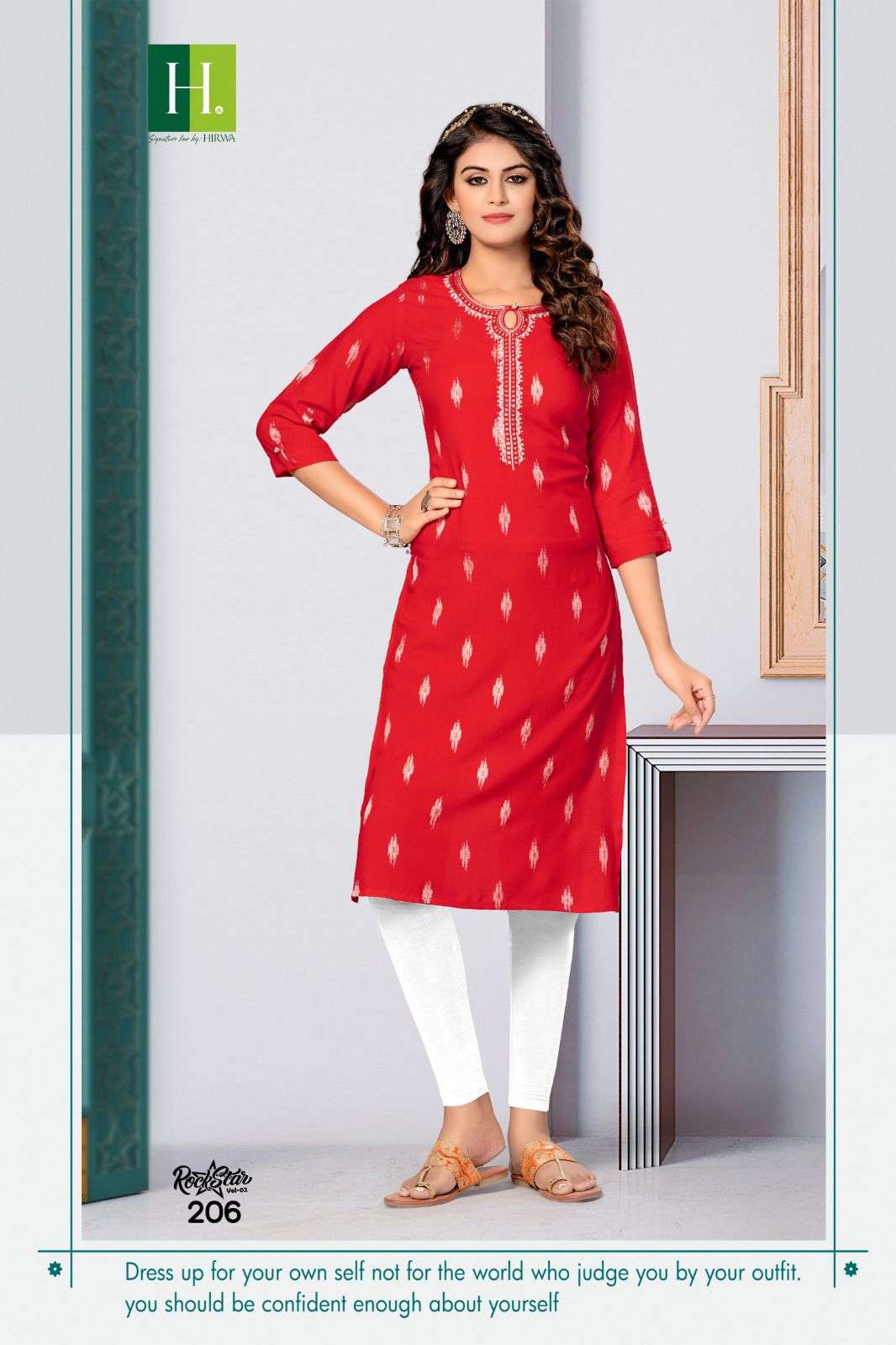 HIRWA ROCKSTAR VOL-2 Kurti Wholesale catalog