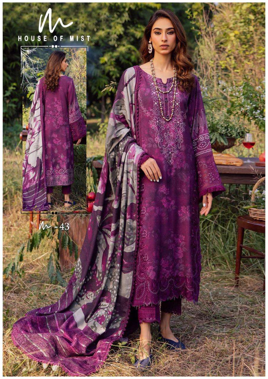 House Of Mist Ghazal Vol 5 Cotton Karachi Prints Dress Material Wholesale catalog