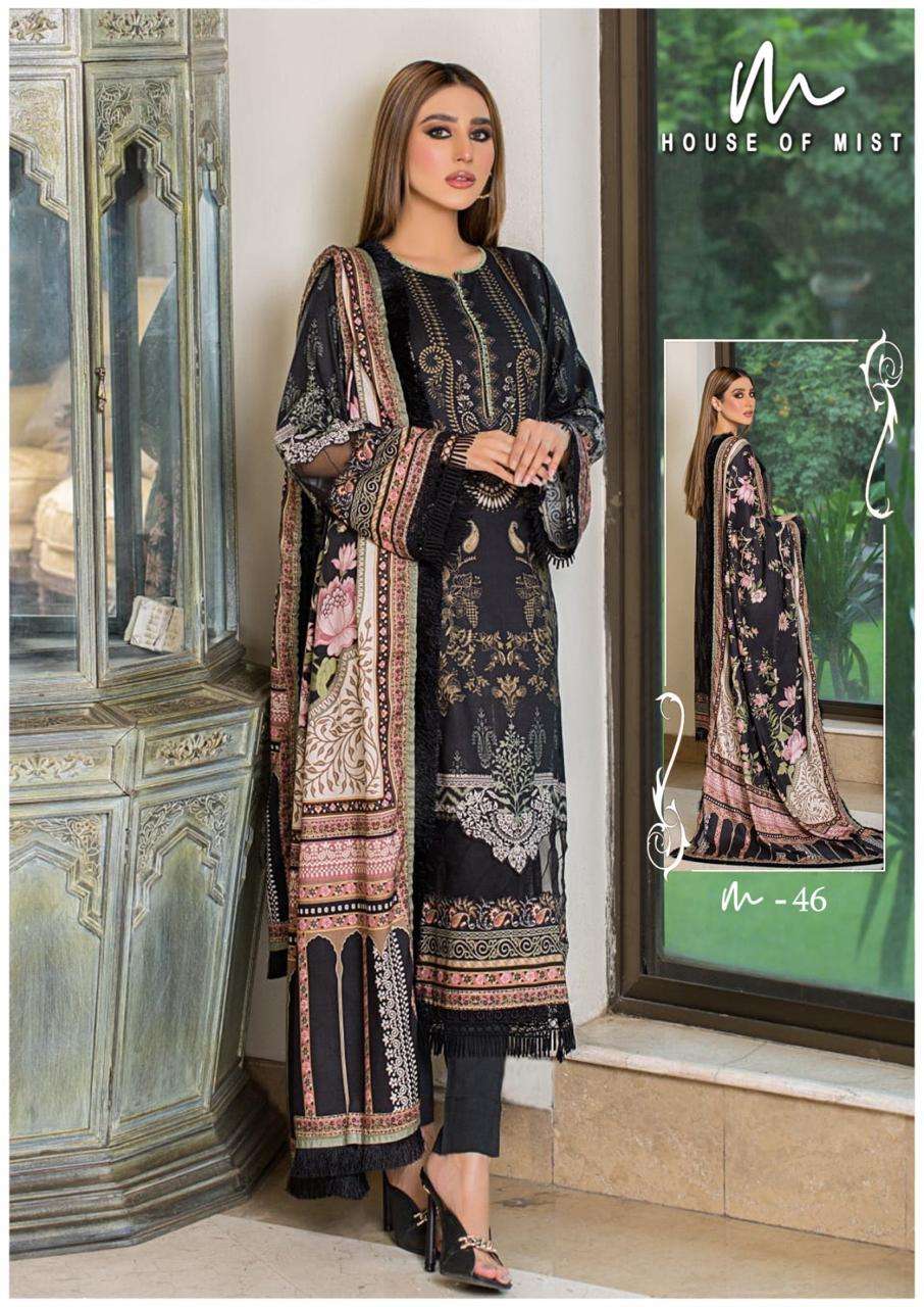 House Of Mist Ghazal Vol 5 Cotton Karachi Prints Dress Material Wholesale catalog