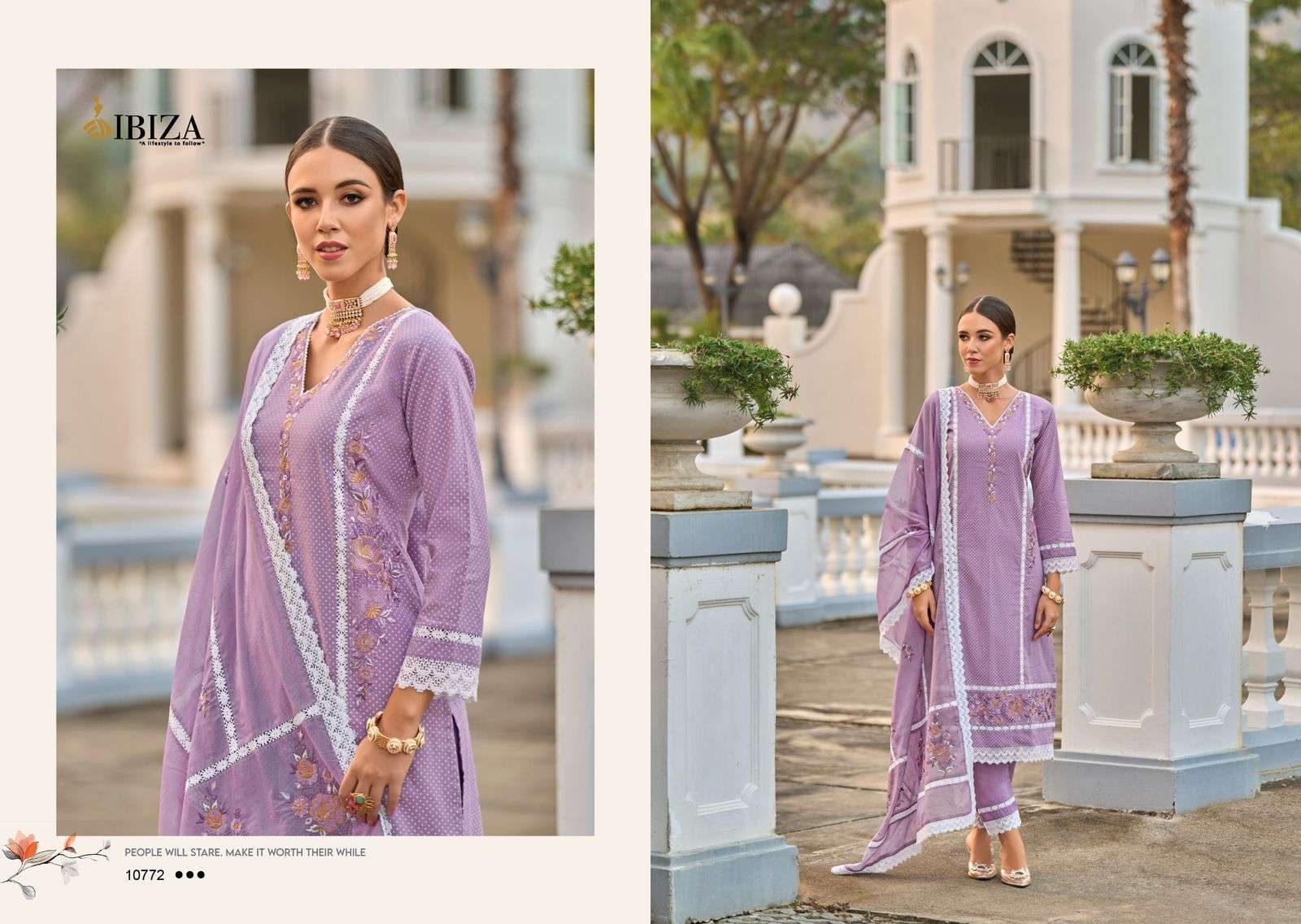Ibiza Raysa Vol 2 Cotton Embroidered Salwar Suit Wholesale catalog