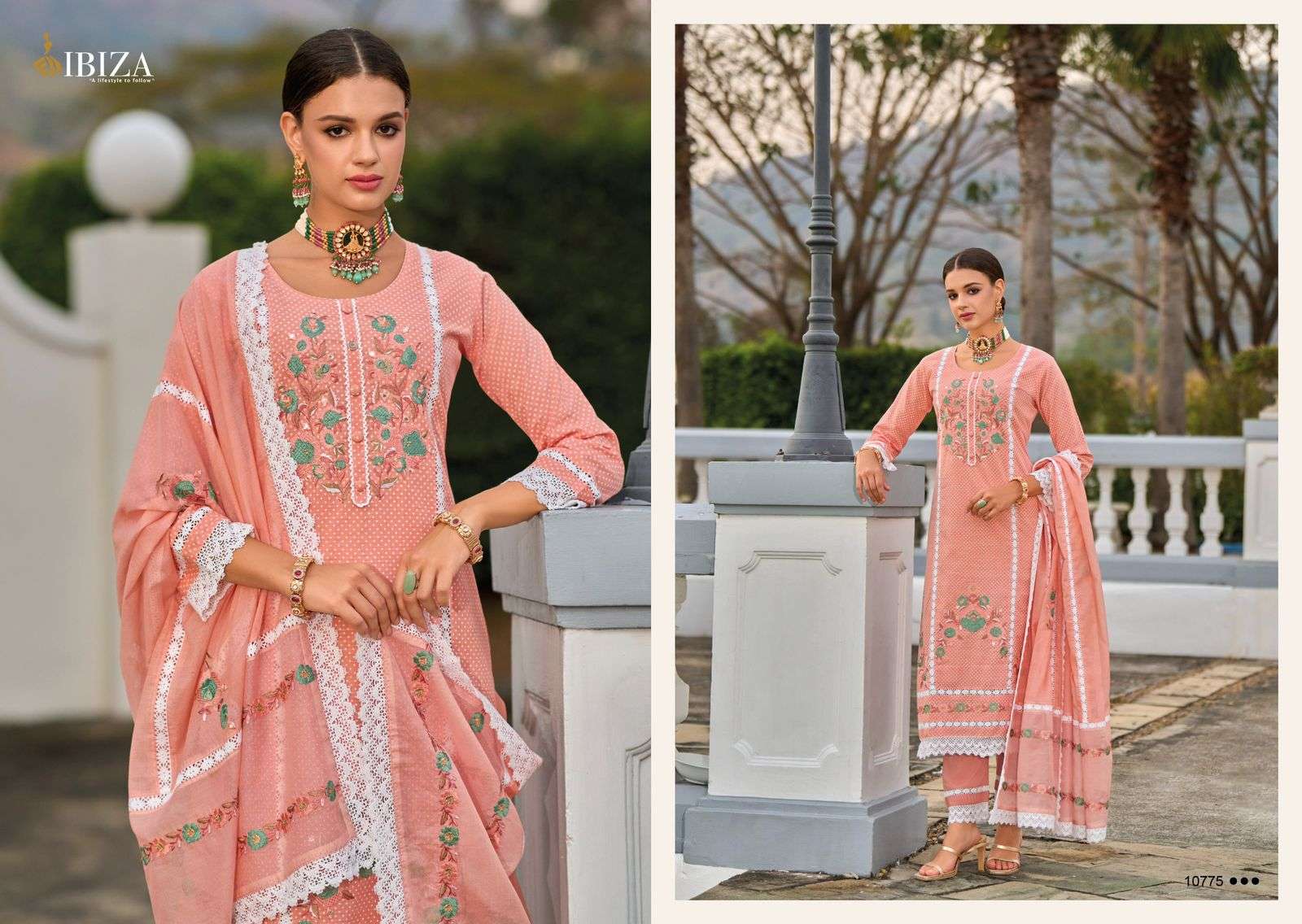 Ibiza Raysa Vol 2 Cotton Embroidered Salwar Suit Wholesale catalog